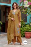 Sakira Vol 1 By Passion Tree Roman Silk Kurti With Bottom Dupatta